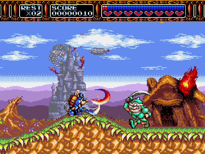 Rocket Knight Adventures / As aventuras do foguete