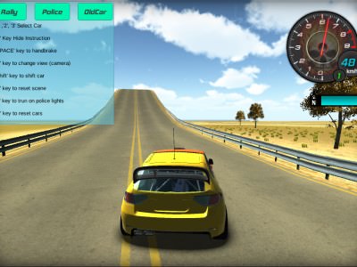 3D Car Simulator / Simulateur de voiture 3D