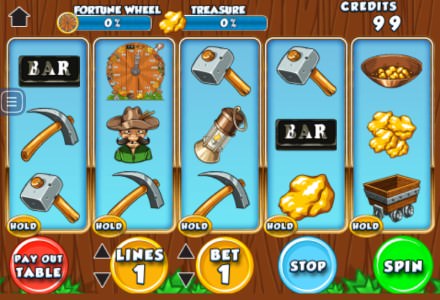 Gold Miner Slots / Ranhuras para escavadoras de ouro