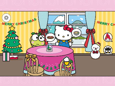 Hello Kitty and Friends: Xmas Dinner