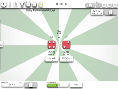 Idle Dice (Dados clicker)