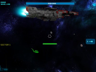 Starbase Gunship / Nave de guerra da base estelar