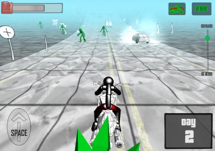 Stickman Zombie: Motorcycle