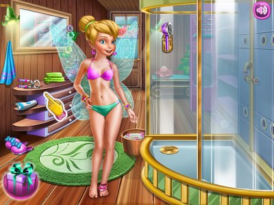 Pixie Sauna Flirting / Flirter Pixie dans le sauna