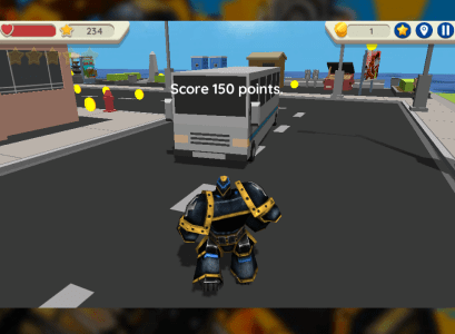 Robot Hero: City Simulator 3D