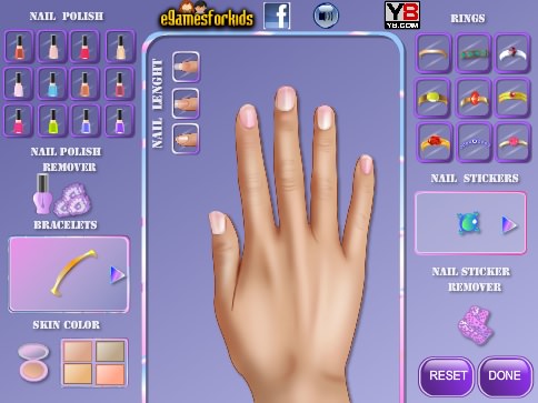 Princess Rapunzel: Nail Makeup