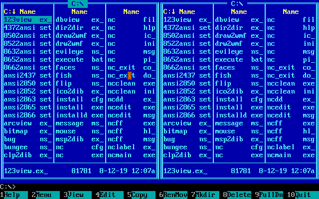 Norton commander 5.5